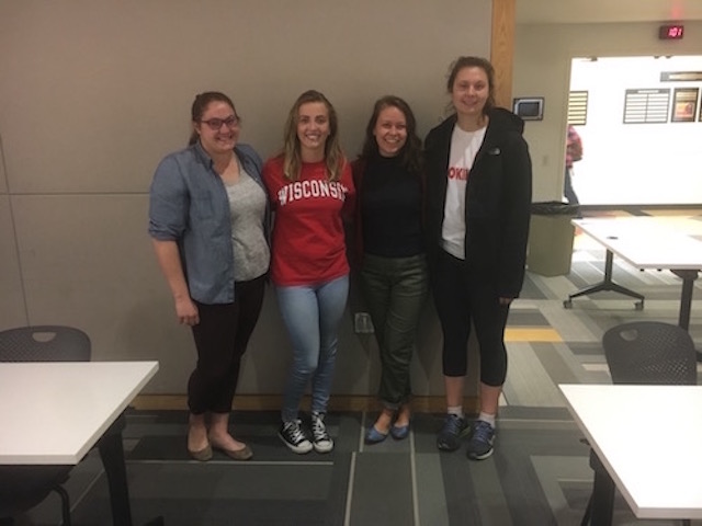 Team members from left to right: Julia, Allie, Rachel, Katie
