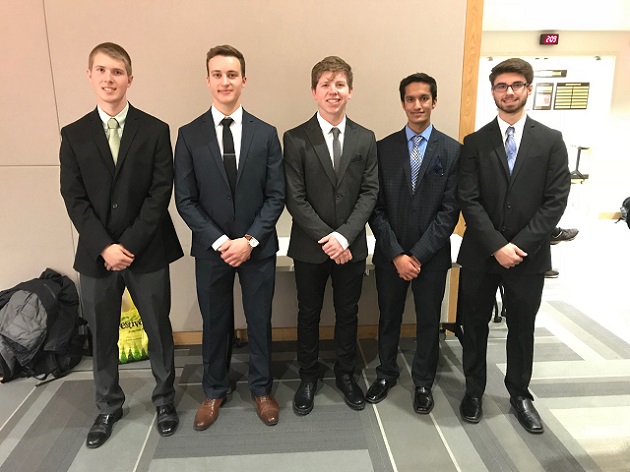 From left to right: Leo Steiner, Jake Andreae, William Guns, Siddhant Jain, Ben Knudsen