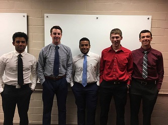 Nick Mathew, Tyler Safgren, Gavin Dillavou, JJ Lamb, Michael Giordano