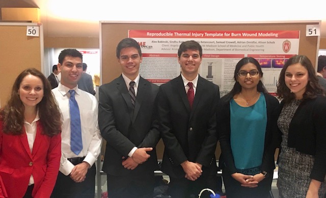 Team members from left to right: Alison, Adrian, Sam, Alex, Sindhu, Gabi