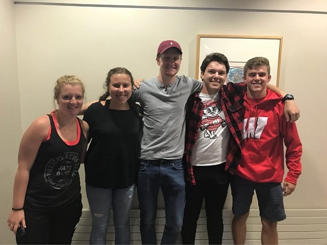 Team members from left to right: Anna Samuelsohn, Jessica Suderski, Jack Fahy, Quinton Heney, Charles Hower