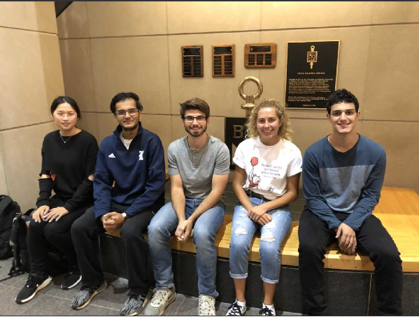 Team Members from left to right: Abby Ren, Janmesh Patel, Ben Knudsen, Amber Rollette, Ben Grindel