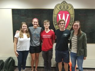 Team members from left to right: Hannah, Kendall, Martin, Mark, Lizzy
