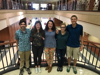 Team members from left to right: Nate Richman, Lauren Ross, Raven Brenneke, Chrissy Kujawa, Thomas Guerin