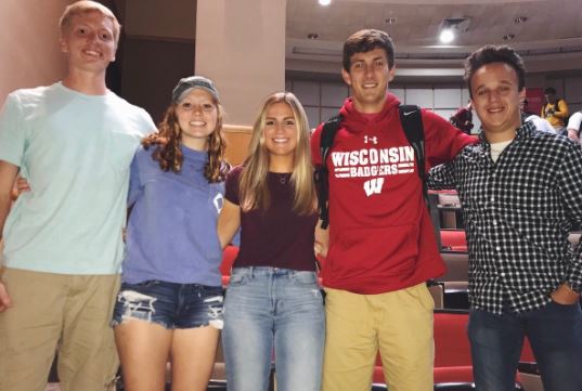 Team members from left to right: Michael Nelson, Carly Rogers, Emma Pappano, Connor McBrayer, Andrew Meixelsperger