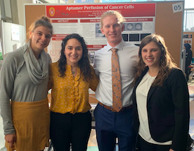 Team members from left to right: Anna Keller, Laura Guerrero, Samuel Moss, Brittany Russell