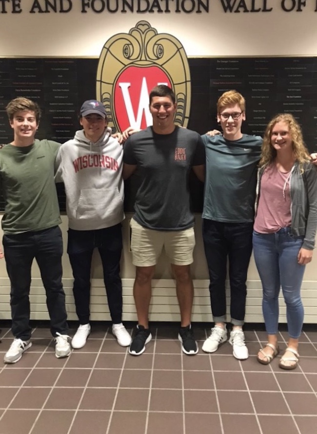 Team members from left to right: Dylan von Heimburg, Sam Schini, Everett Cartier, Jake Cohn, Ruby Salbego
