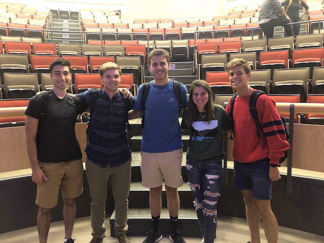 Team members from left to right: Joe Mackswood, Drew Budde, Brian Peck, Lexi Harrod, Frank Deguire
