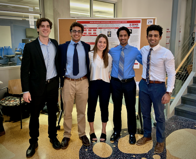 Team members from left to right: Ben Ayd, David Beedle, Margie Edman, Siddhant Jain, Nick Mathew