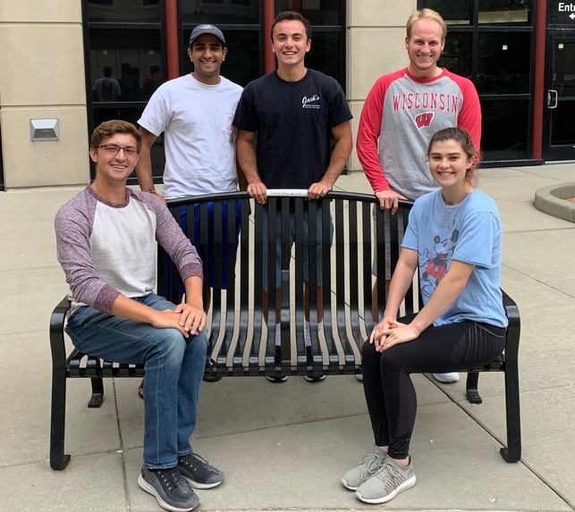 Team members from left to right: Cole Darling, Naman Patel, Jack Stamer, Jacob Schmidt, Stephanie Silin