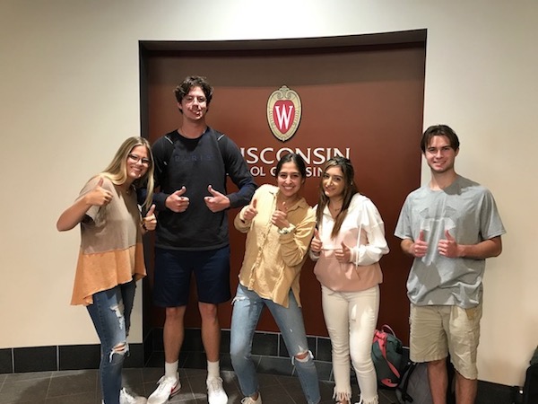 Team members from left to right: Zoe Schmanski, Evan Ryser, Jenna Eizadi, Tara Boroumand, Jonathan Izban