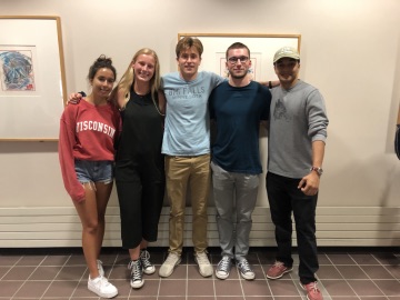 Team members from left to right: Cassidy Geddes, Lauren Rohr, Spencer Averbeck, Marshall Walters, Rushabh Tolia