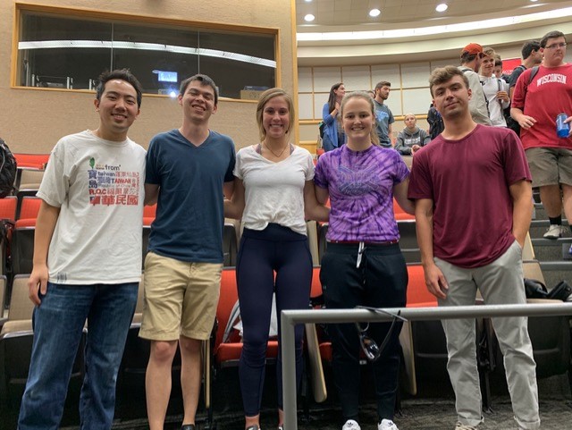 Team members from left to right: Terrence Lin, Jack Metzger, Emma Jansen, Emmalina Groves, Noah Trapp