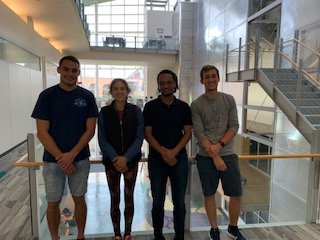 Team members from left to right: Eric Arndt, Callie Mataczynski, Mengizem Tizale, Aaron Wagner