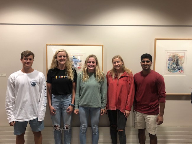 Team members from left to right: Ryan Anderson, Courtney Florin, Darby MacLeish, Brooke Weyenberg, Shankar Sundaresan