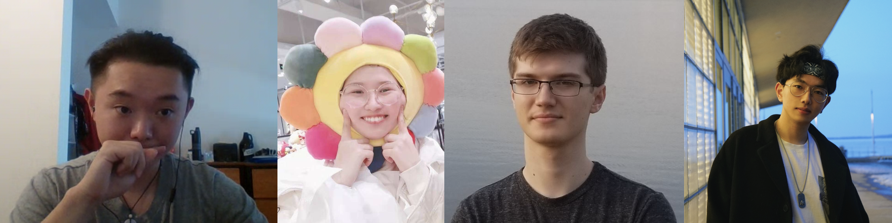 From left to right: Jason Wang, Xiaoxuan Ren, Martin Janiszewski, Jiong Chen