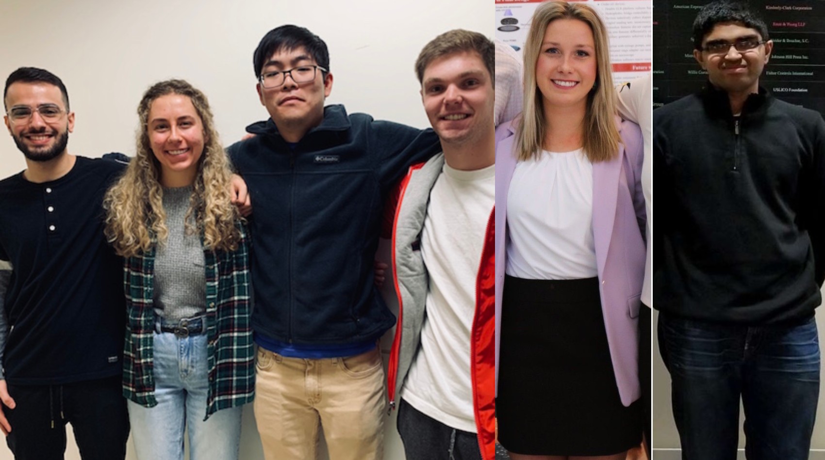 Team Photo (names left to right): Ronnie AlRamahi, Amber Rollette, Yang Mo, Drew Budde, Victoria Trantow, Saketh Challa