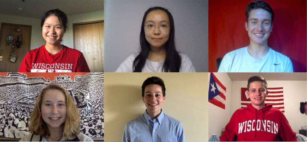 Top Row (Left to Right): Zihan Wang, Yicheng Ma, Jack Maher // Bottom Row (Left to Right): Hannah Nyman, Josh Andreatta, Francisco O'Neill Rodríguez