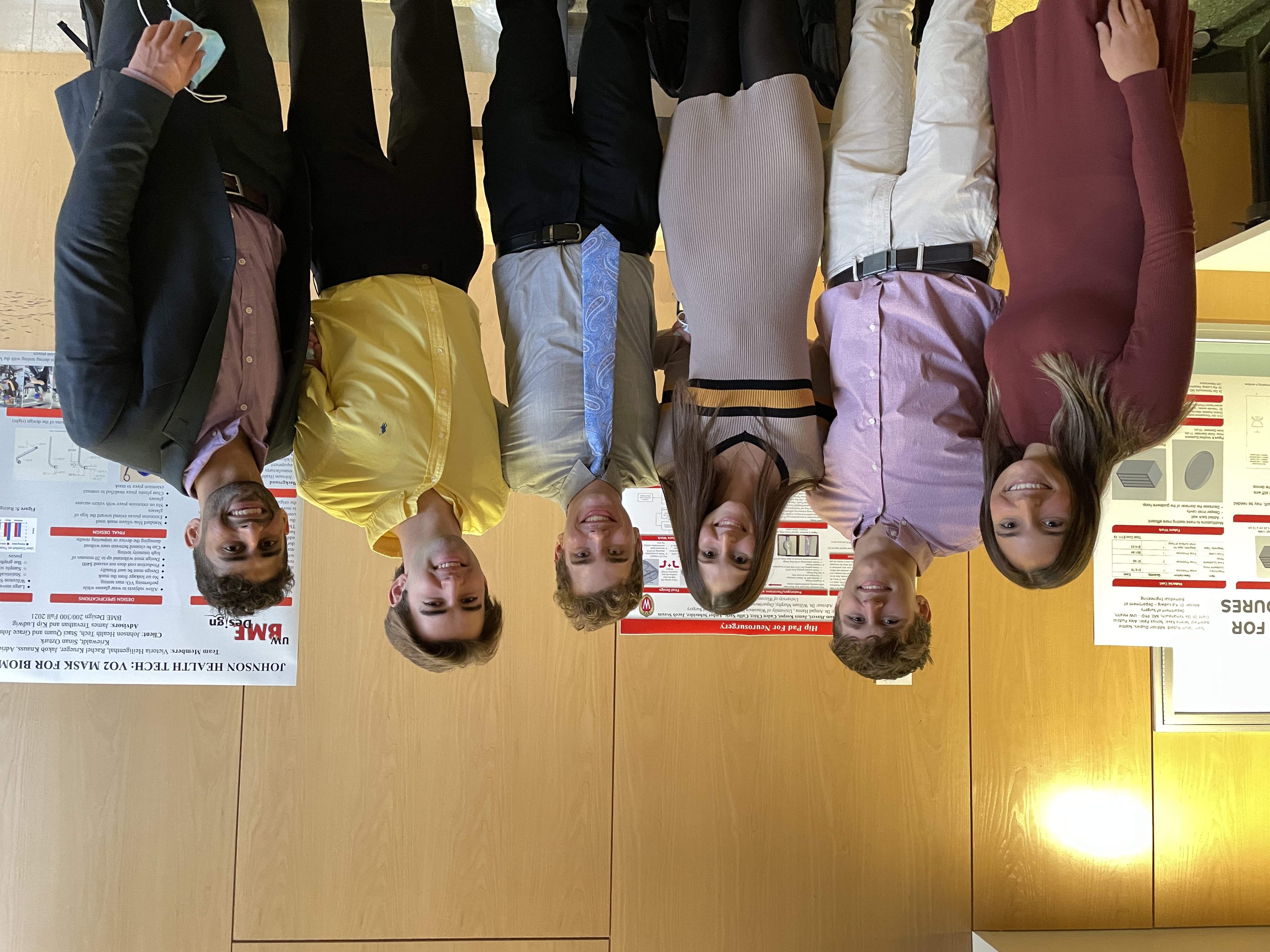 Team Picture (From Left to Right): Amber Schneider, Caden Chier, Callie Saric, Jason Goetting, James Koeper, Sanam Jhaveri