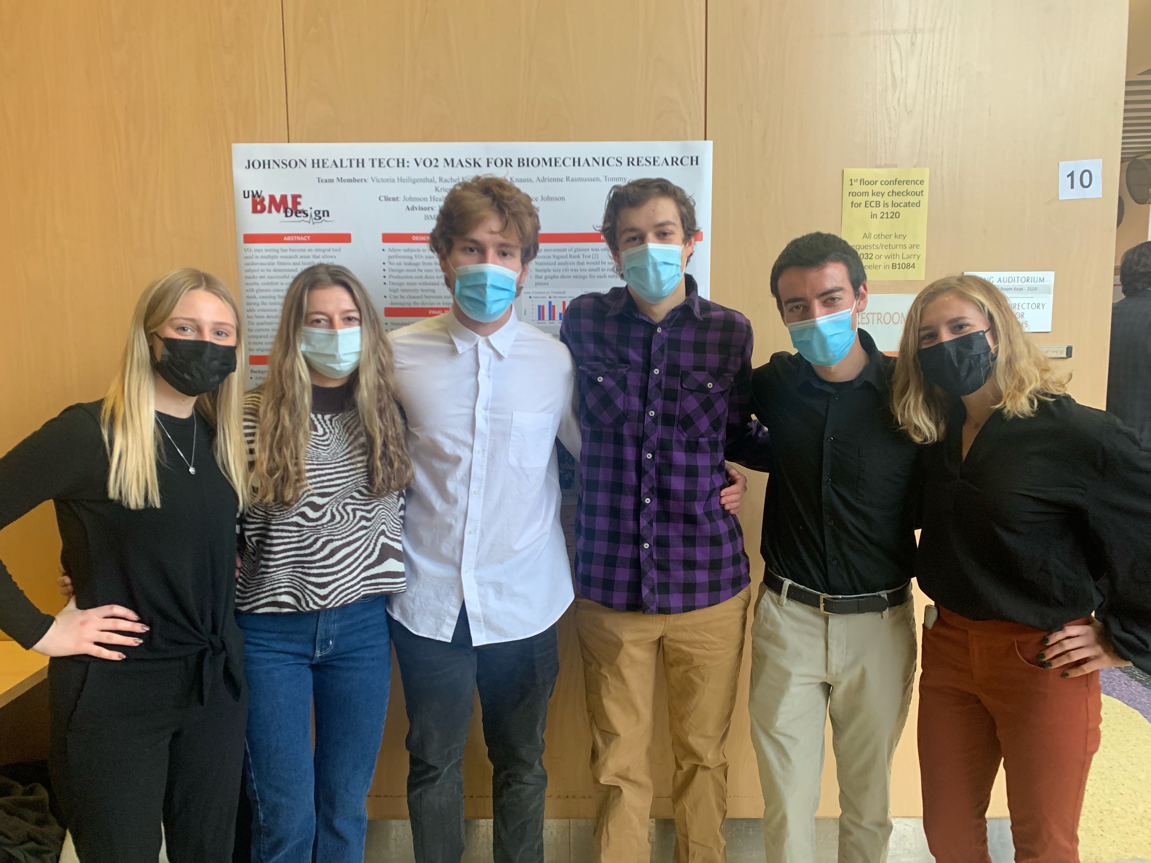 Our team during the Final Poster Presentation on December 10th, 2021