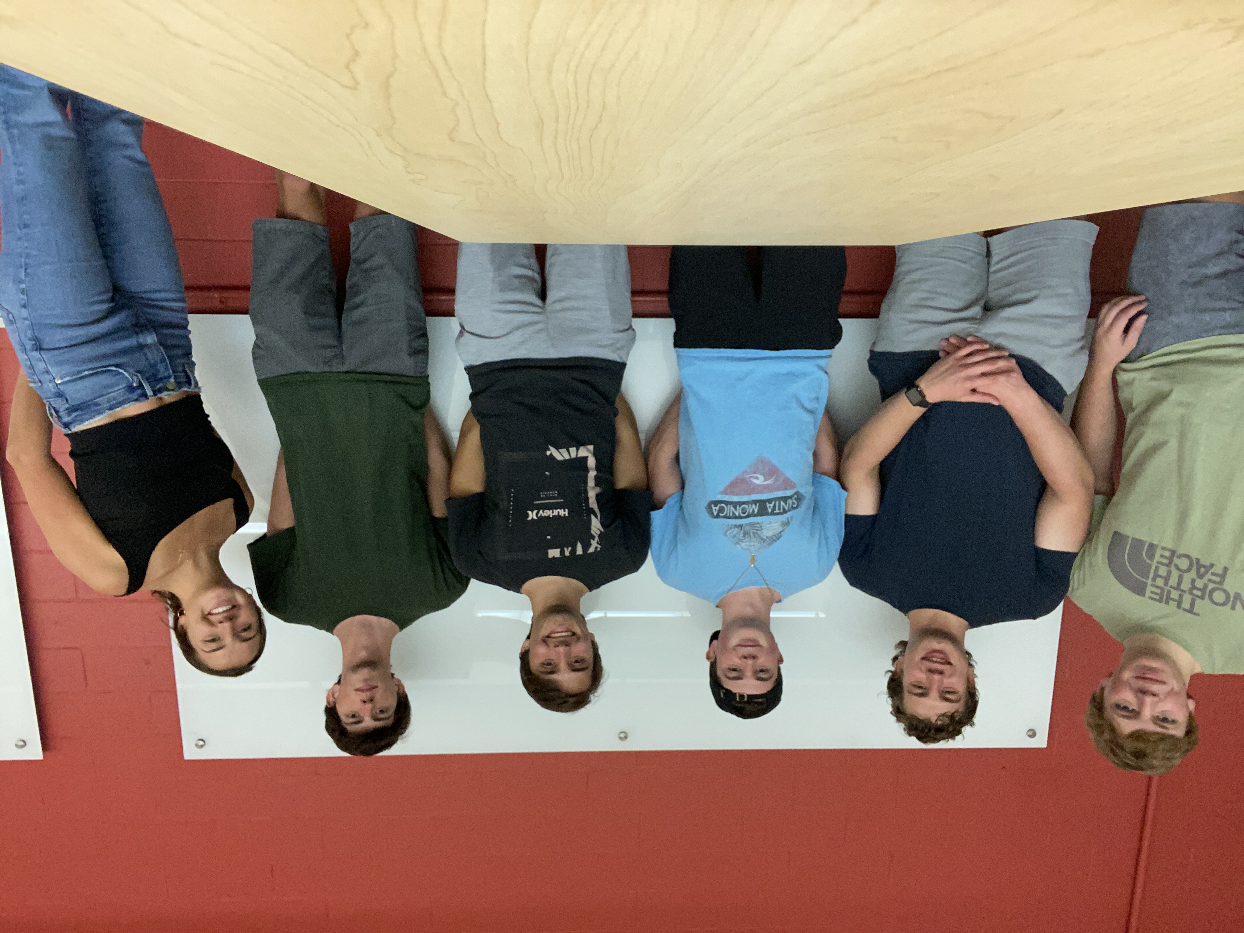 Left to Right: Jeremy Kolasa, Alex Blayblock, Brendan Doherty, Ethan Rao, Ryan Granowski, Samantha RusselHapp