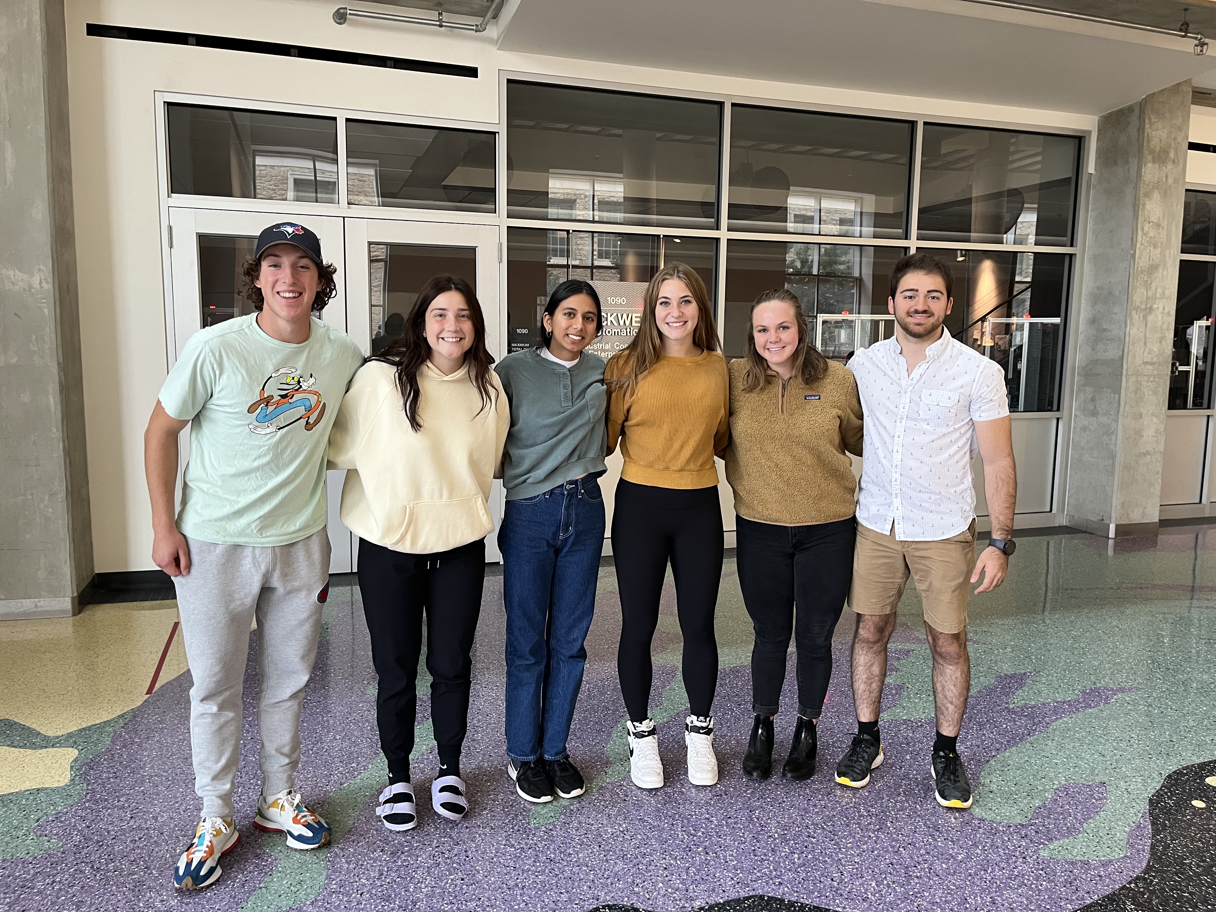 Pictures from left to right: Simon Zulewski, Monica Rampetsreiter, Simmi Kaur, Lucy O’Cull, Kendra Besser, Sami Matloub