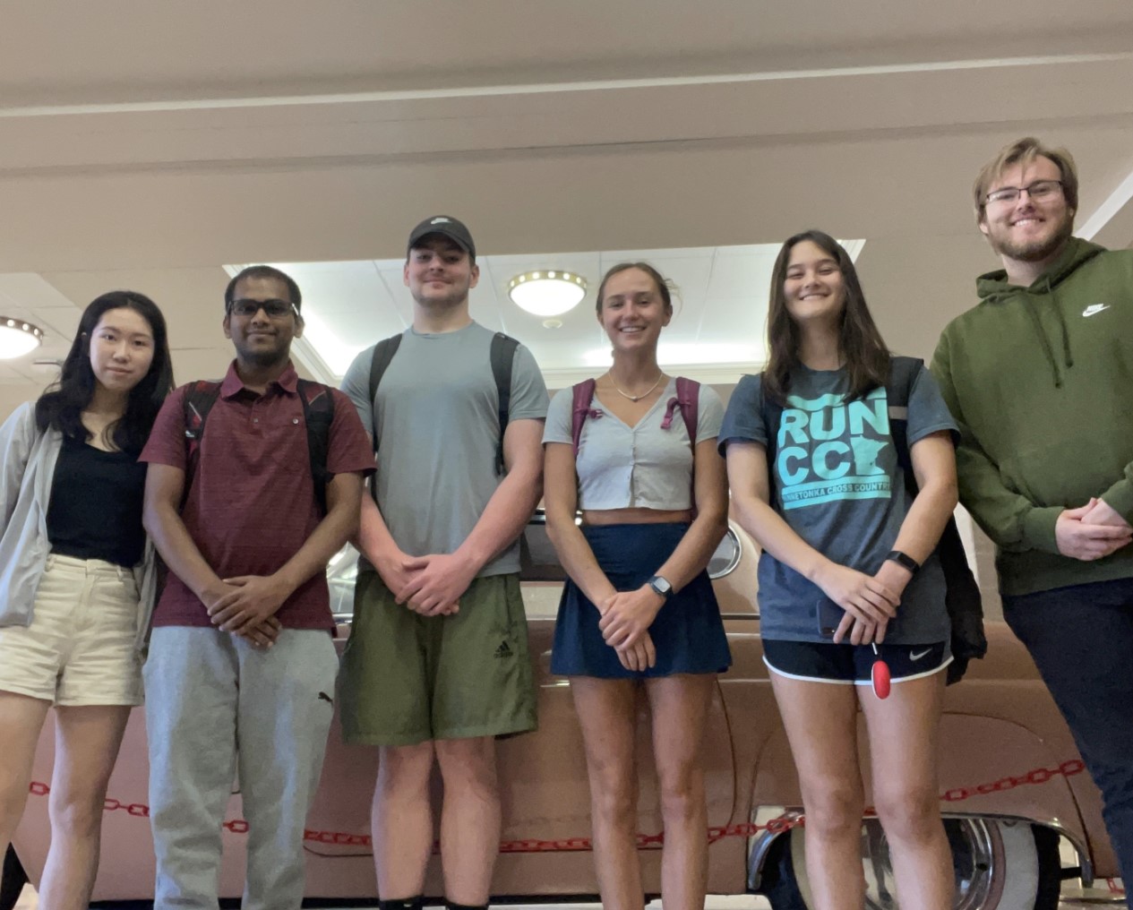 Ai Tang Song, Antony Delsin Amala Mahil Maran, Zac Mayhew, Cassidy Darling, Emily Stoebe, James Waldenberger (from left to right)