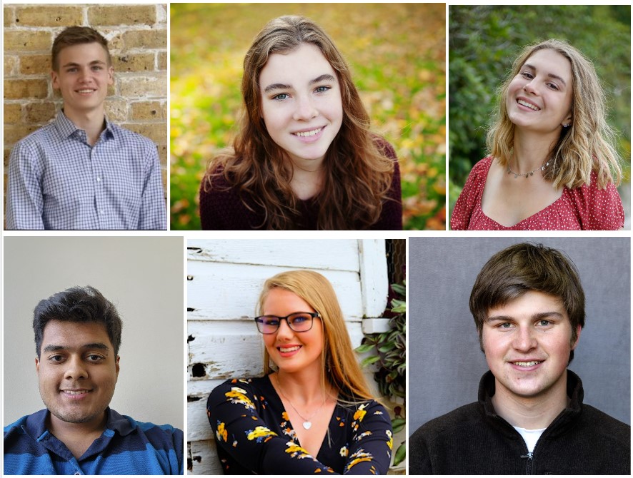 Andy Slayton (Co-BSAC), Lillian Zahn (BWIG), Sofia Castagnozzi (BPAG), Yash Shah (Co-BSAC), Jade Berget (Communicator), Peter Wawrzyn (Team Leader)  (left to right)