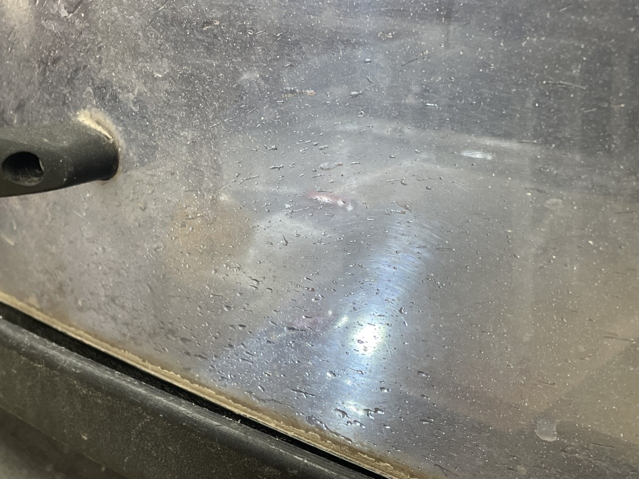 Side view of cutting first damper case