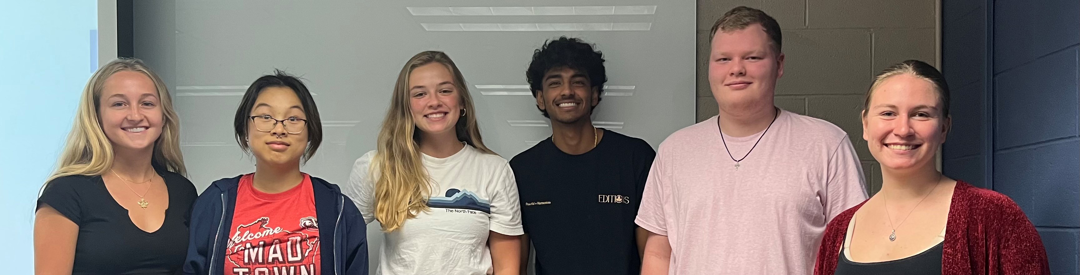 Team Picture: Anabelle Olson, Cherry Qiu, Kasia Klotz, Lakshay Bhandari, Nick Herbst, Valorie Schamens