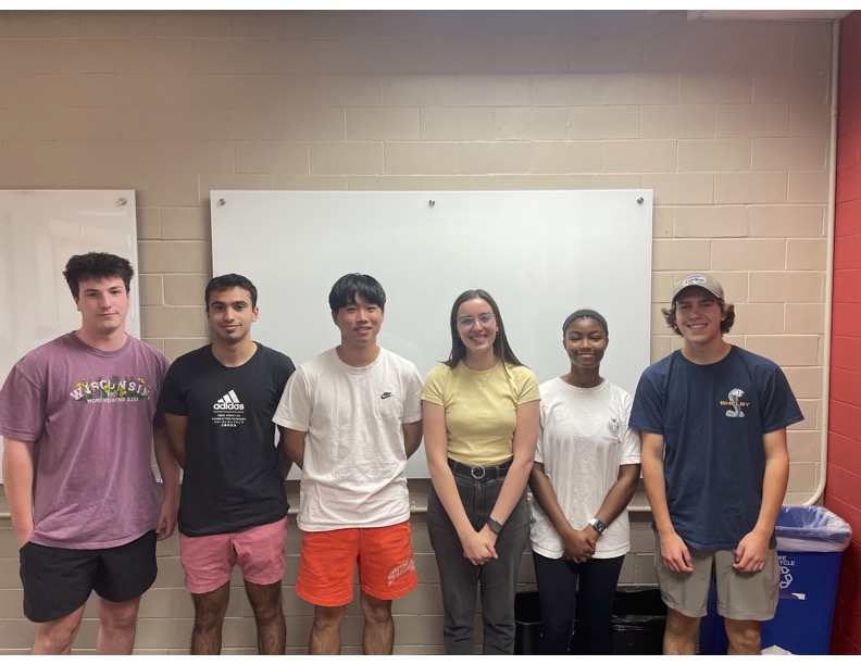 Team members from left to right: Matt, Cameron, Chanul, Elise, Adrienne, Travis