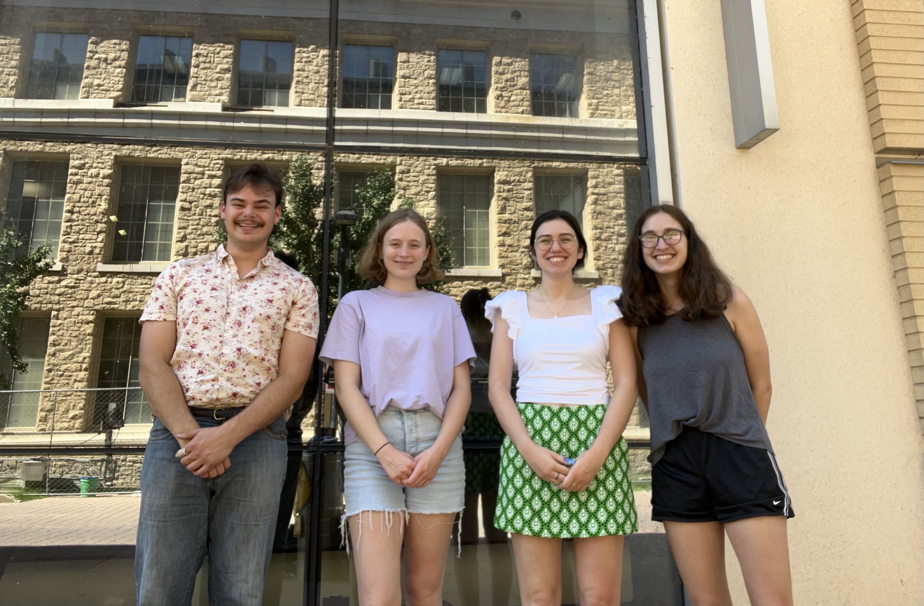 Team Picture (from left to right): Kade Hagen, Zita Brown, Anna Vena, Anna Goforth