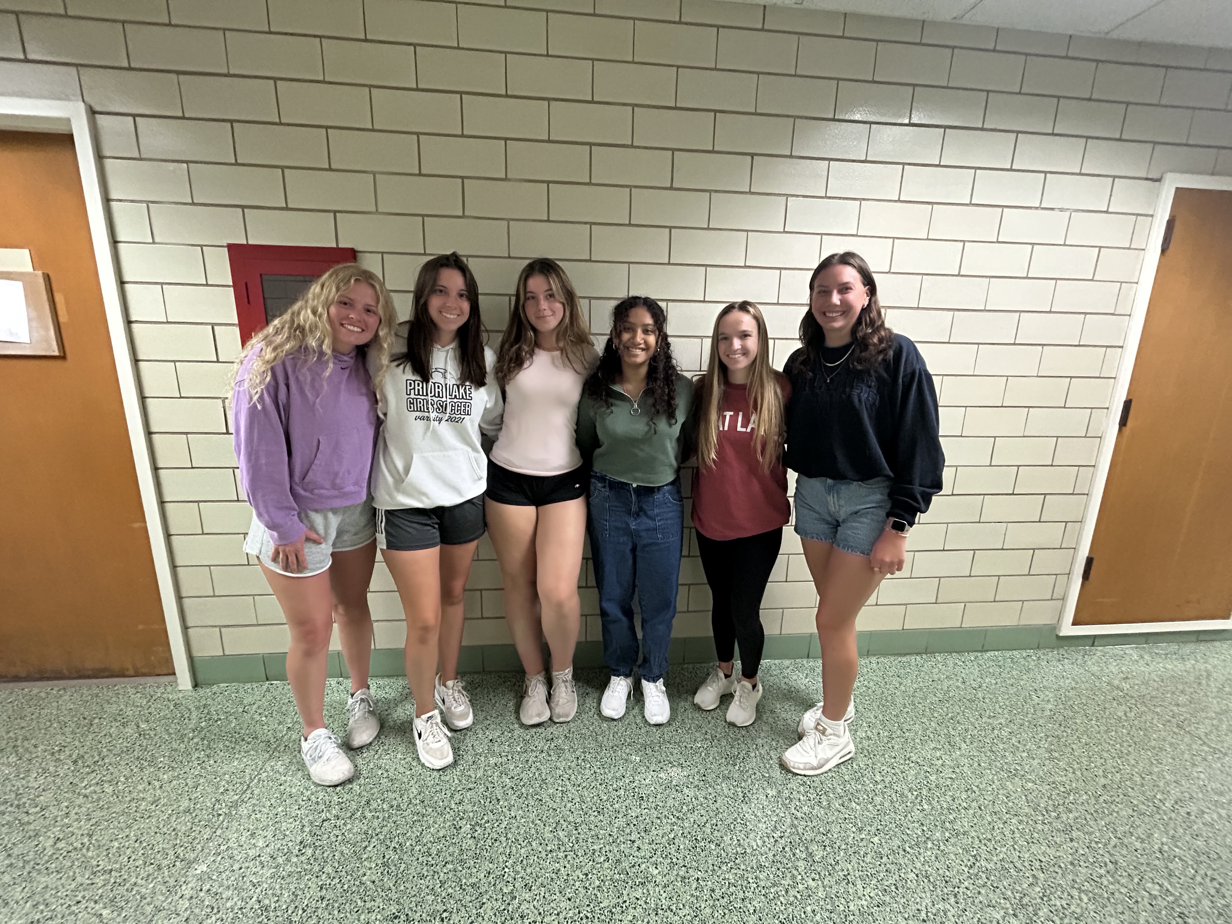 Team Picture - Abbylee Maeder, Madison Michels, Sarah Graham, Shreya Menon, Taylor Brendemuehl, Lindsay Marcinkevich