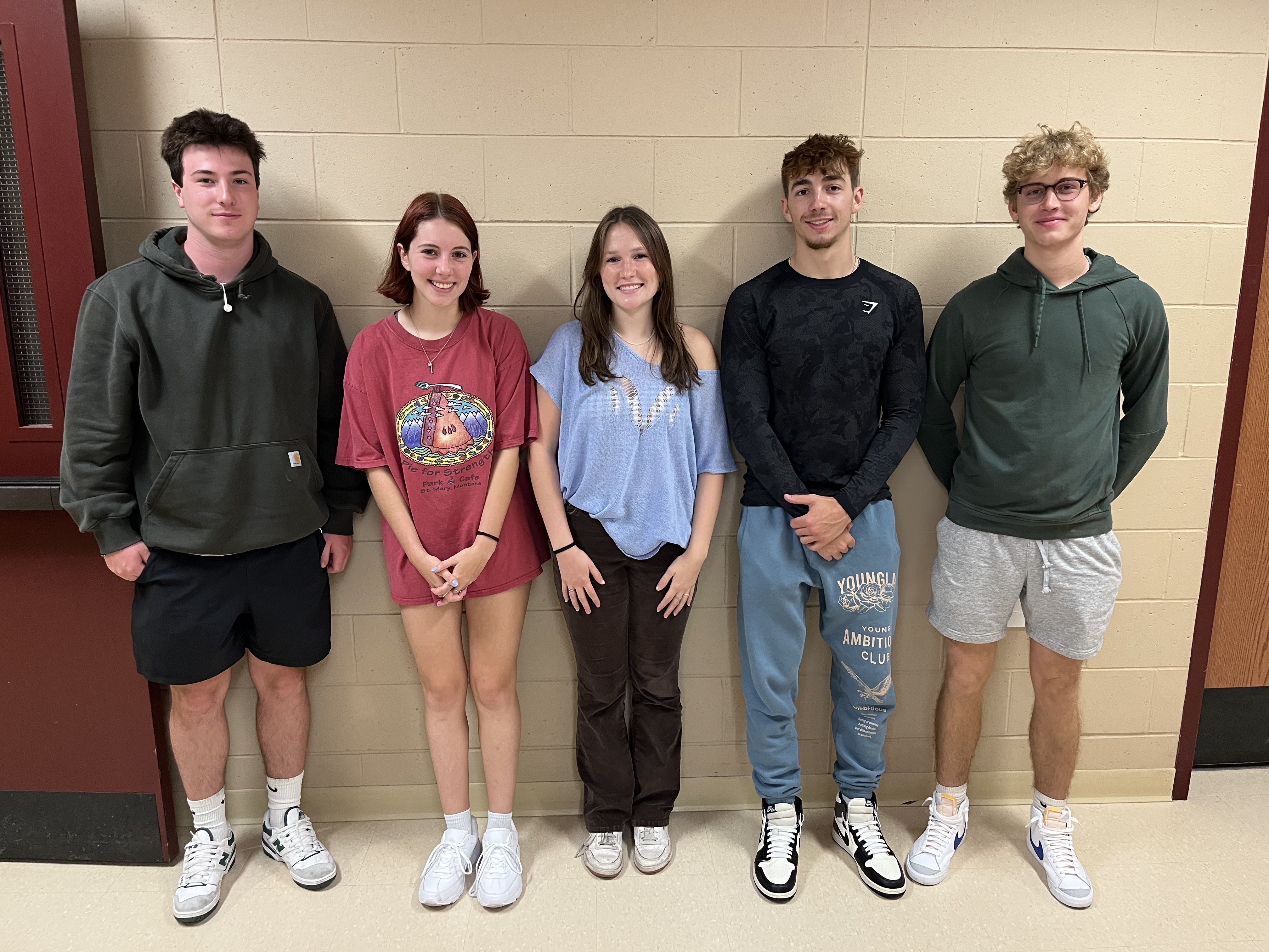 Team Picture: Matt Hudson - Team Leader, Sara Sagues - BWIG, Meghan Kaminski - Communicator, Daniel Pies - BPAG, Colin Bailey - BSAC