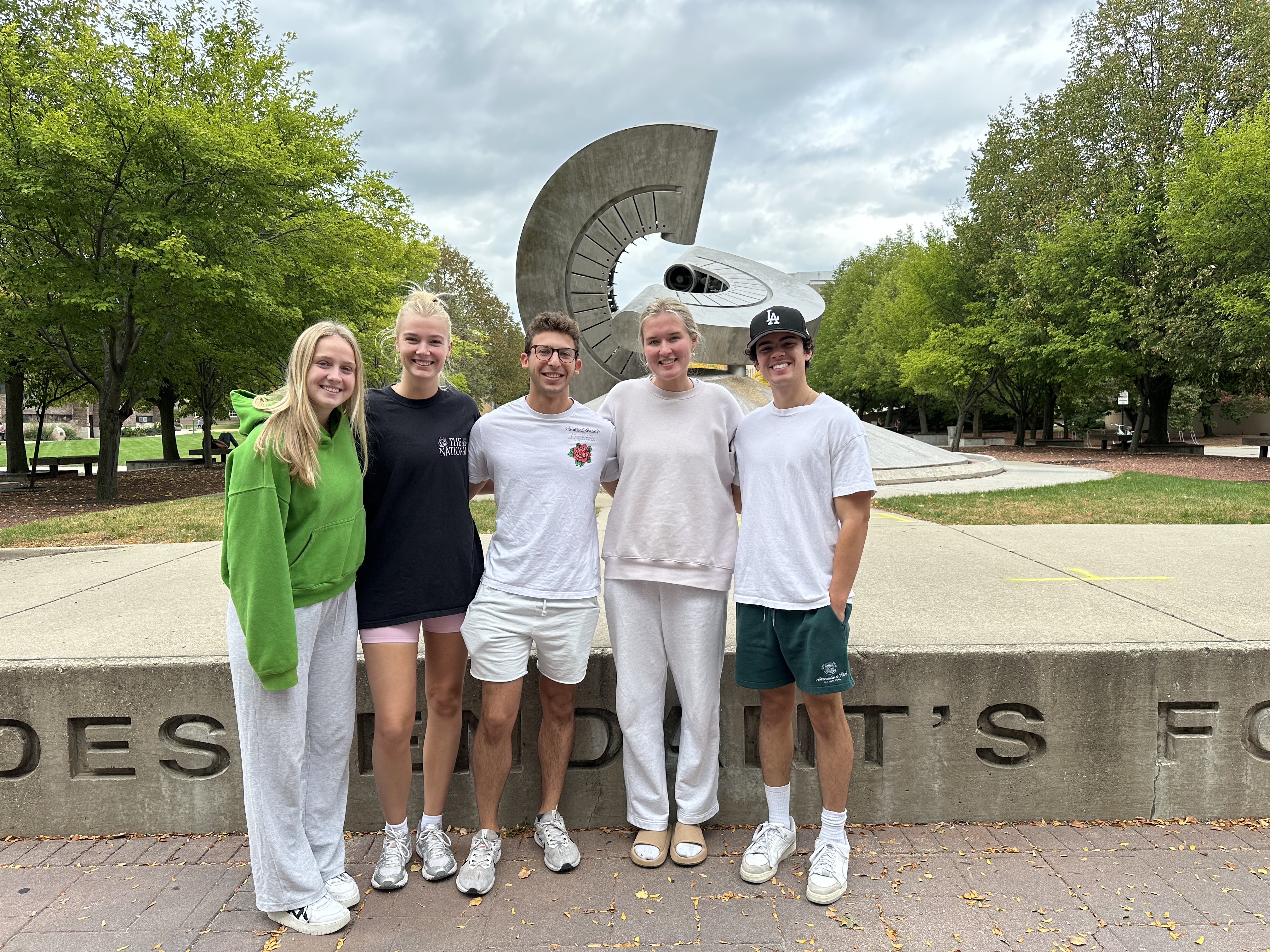 Team Picture: Maddie J, Maggie A, Zach O, Lexi B, Jason H