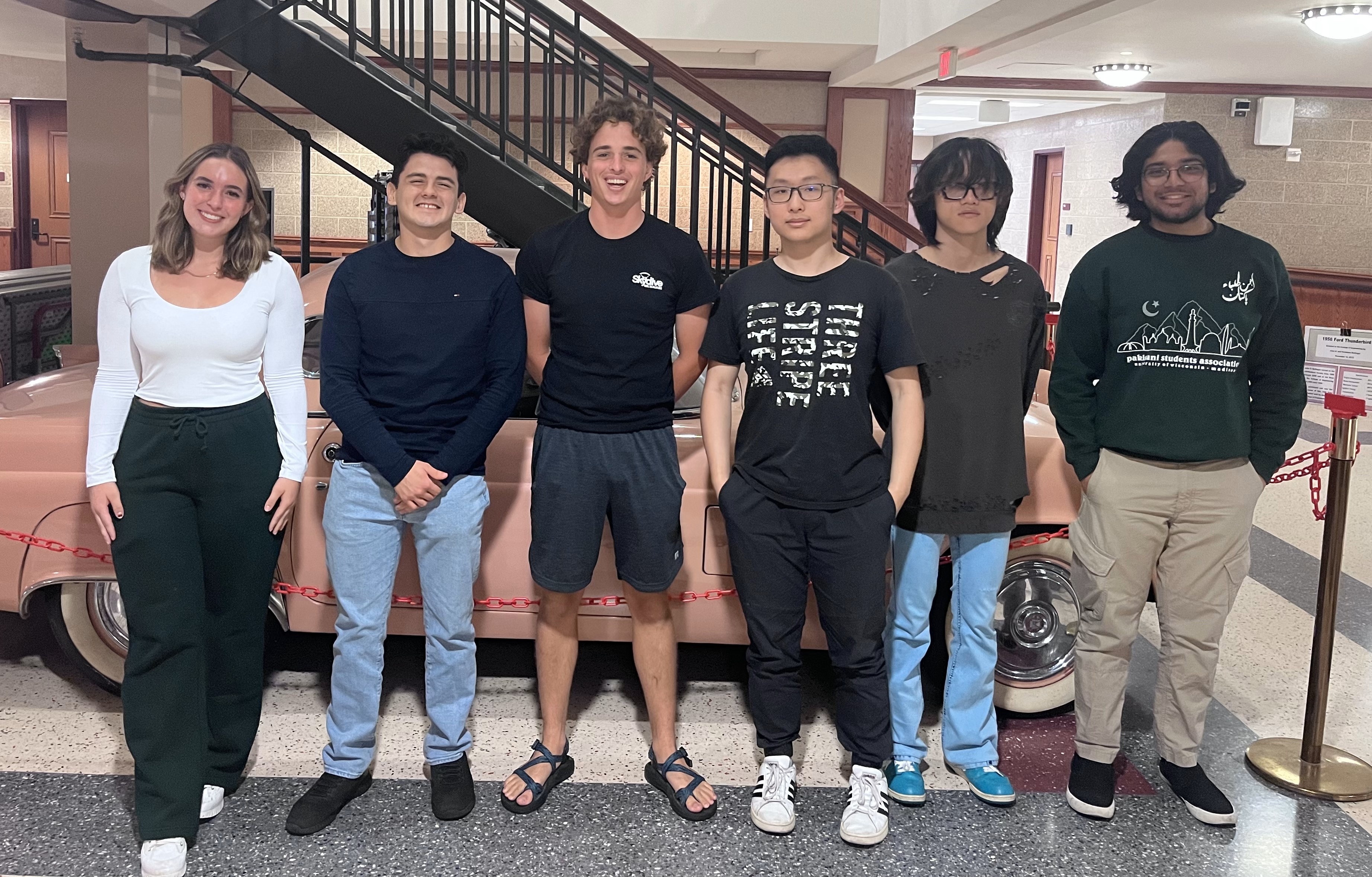 Team Photo: Grace Boswell, Jose Ramirez, Declan McHugh, Sam Tan, Haoming Fang, Zakki Mirza