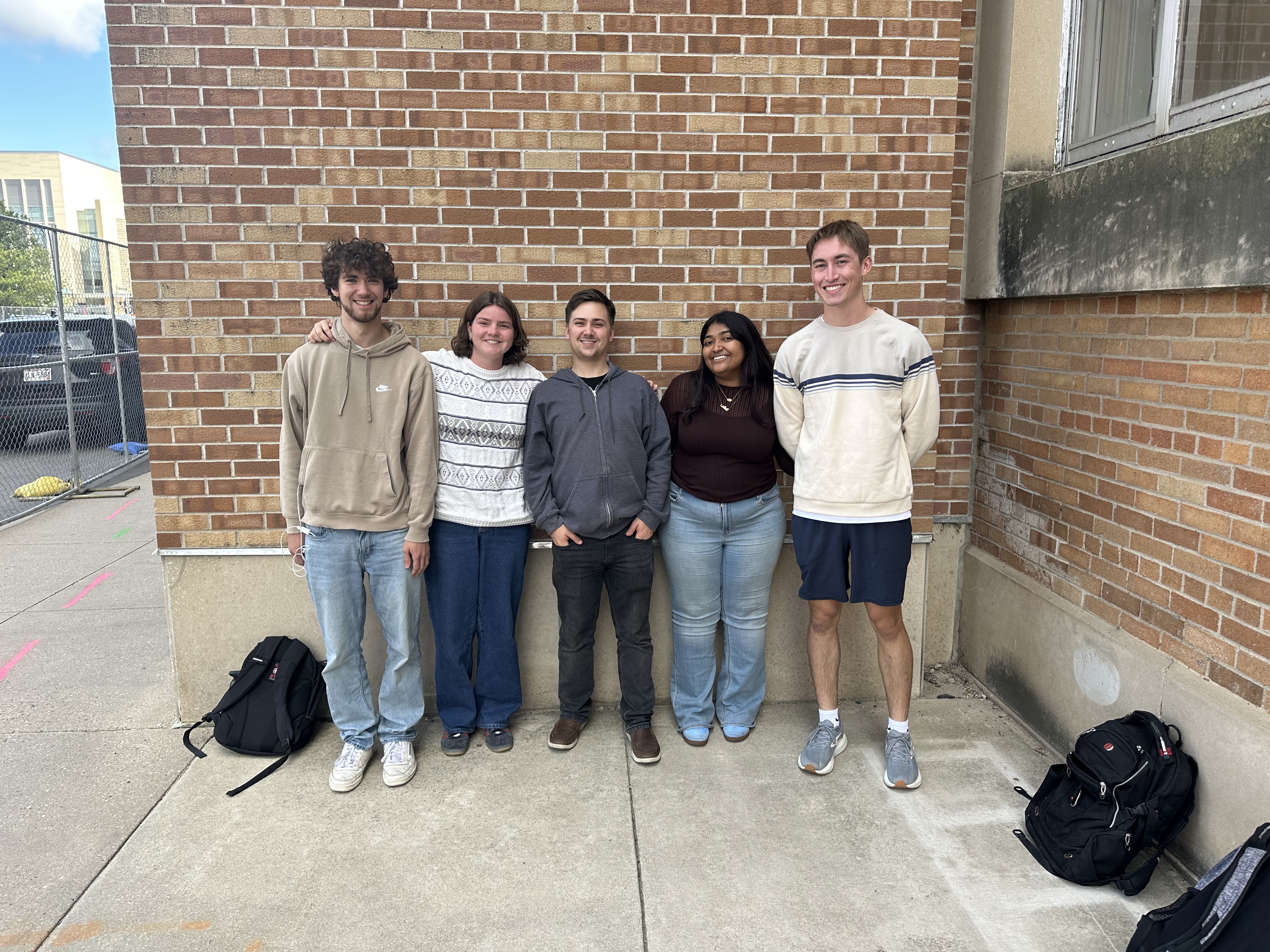 Team Photo (in order): Jake Maisel, Lucy Harper, Simon Graves, Tvishi Krishnakumar,  Jack Stevens