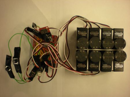 Assembled prototype components, without casing.