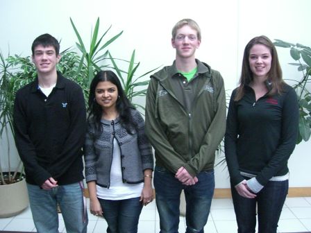 From left to Right: Steve Wyche, Prachi Agarwal, Brian Mogen, Erin Devine 