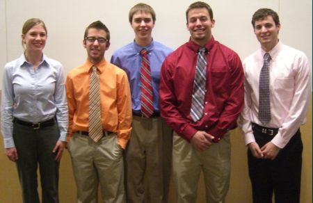From left to right: Anne Loevinger, Steve Welch, Joe Decker, Patrick Kurkiewicz, and Ryan Kimmel