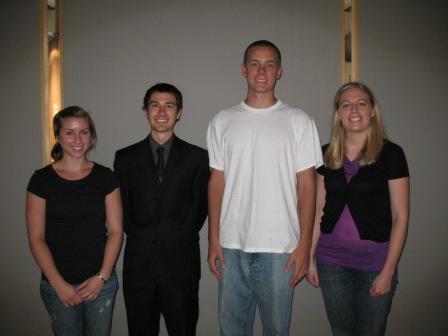 Hallie Kreitlow, Nate Cira, Kenny Roggow, Amanda Feest