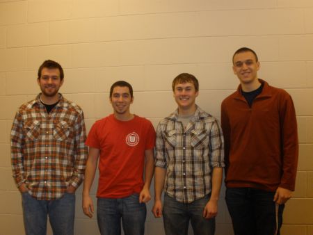Bret Olson, Michael Konrath, Justin Cacciatore, Blake Marzella
