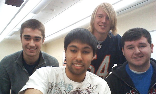 From Left to Right: Cody Bindl, Jay Kler, Taylor Jaraczewski, Lucas Schimmelpfenning