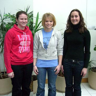 Kim Kamer, Elise Larson, Laura Zeitler