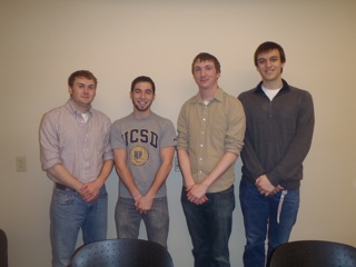 Design Team Members (left to right): Justin Cacciatore, Mike Konrath, Mike Nonte, Blake Marzella