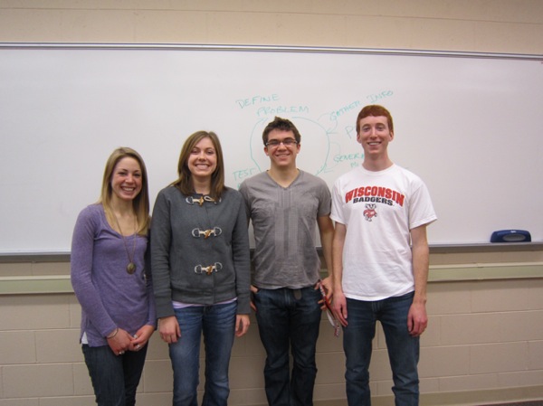 Emma Weinberger, Kelsey Duxstad, Andrew Pierce, Michael Stitgen