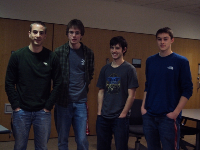 From left to right: Chris Besaw, Don Weier, Joe Benert, Steve Young