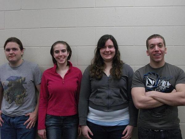 Team members from left to right: Armand, Taylor, Naomi, Nick