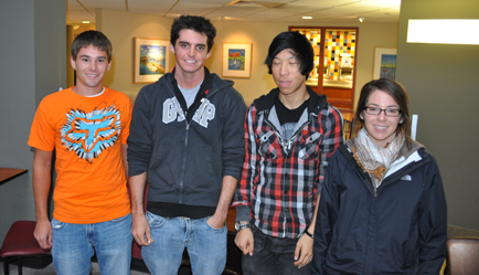 From left to right: Josh, Jack, Kenneth, Sara