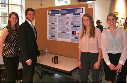 Team Members from left to right: Kate Binder, Matt Walker, Hannah Pezzi, Taylor Weis